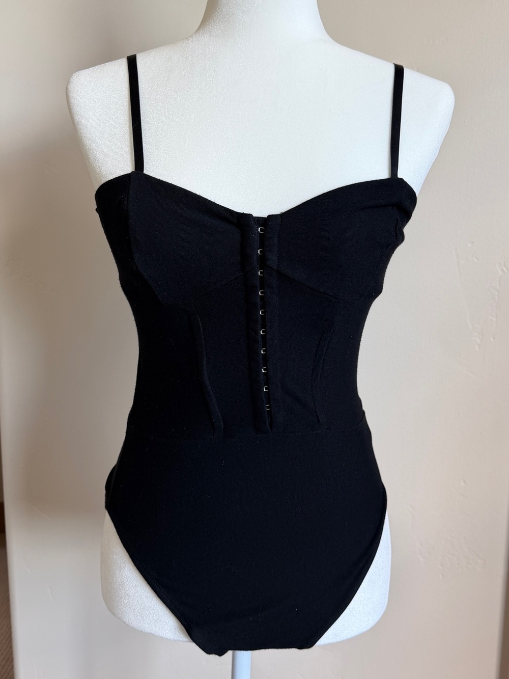 Topshop Hook & Eye Corset Bodysuit | Size 6